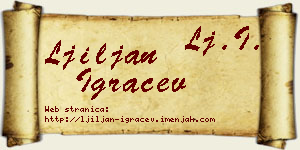 Ljiljan Igračev vizit kartica